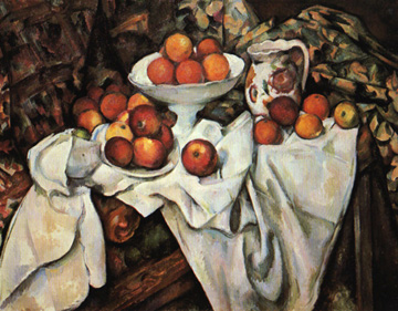 「蘋果及柳橙」( Pommes et Oranges)約1895-1900年 74x93公分 。