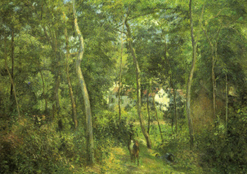 畢沙羅「Pontoise風景」 1879 年 126x163公分。