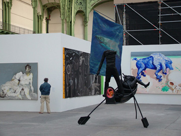 「藝術的活力」展一景。