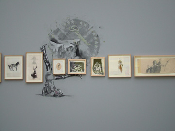 法國藝術家Jean-Luc Verna 的繪畫裝置 2000-2006年作品。