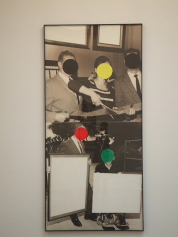 在觀念及影像間探討的John Baldessari 1990年影像作品。