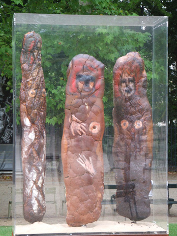 法國藝術家Frederique Charbonneau 「貧乏麵包」人物畫像 2006年作品。