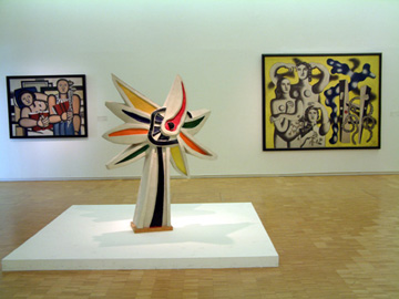 國立現代藝術美術館立體派家勒澤展覽室一景。